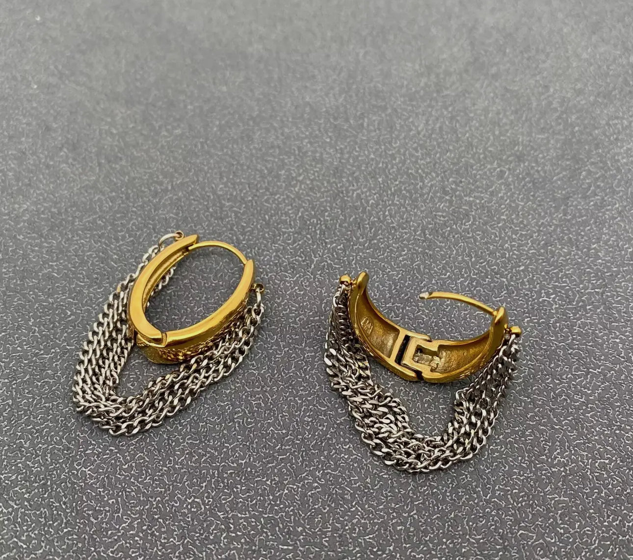 Chain Link Saints Earrings