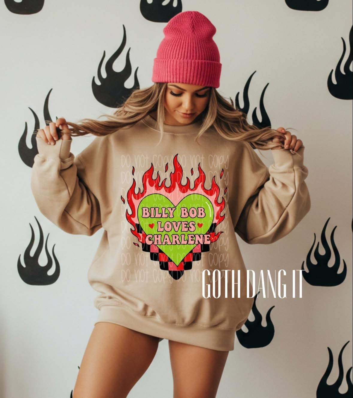 Billy Loves Charlene Tee + Sweatshirt