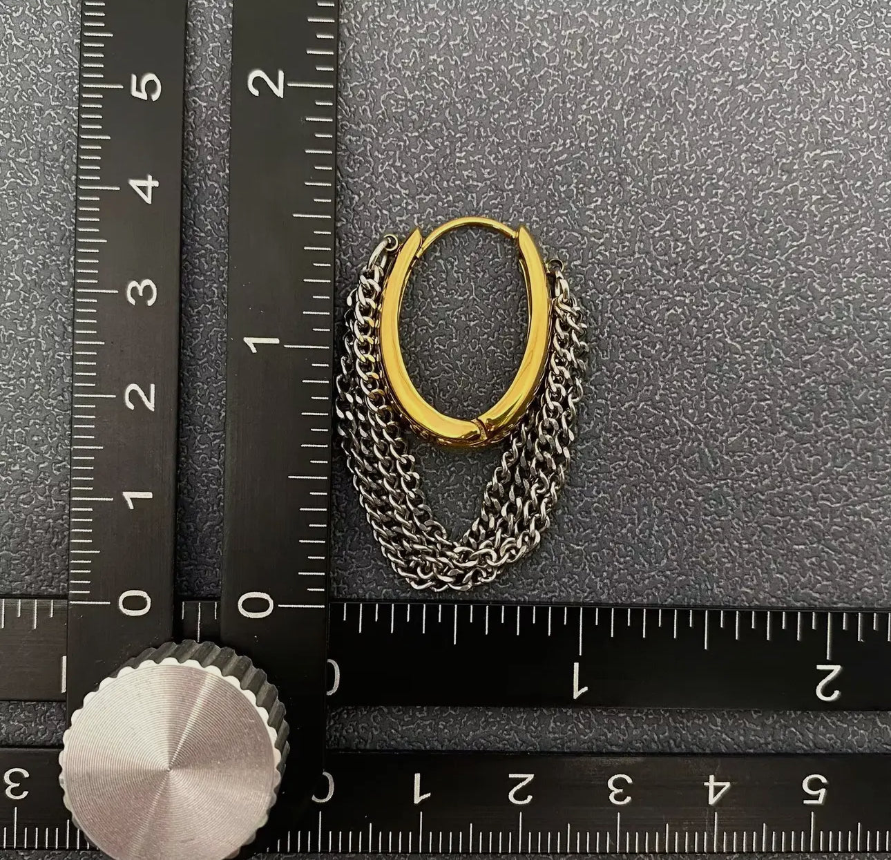 Chain Link Saints Earrings