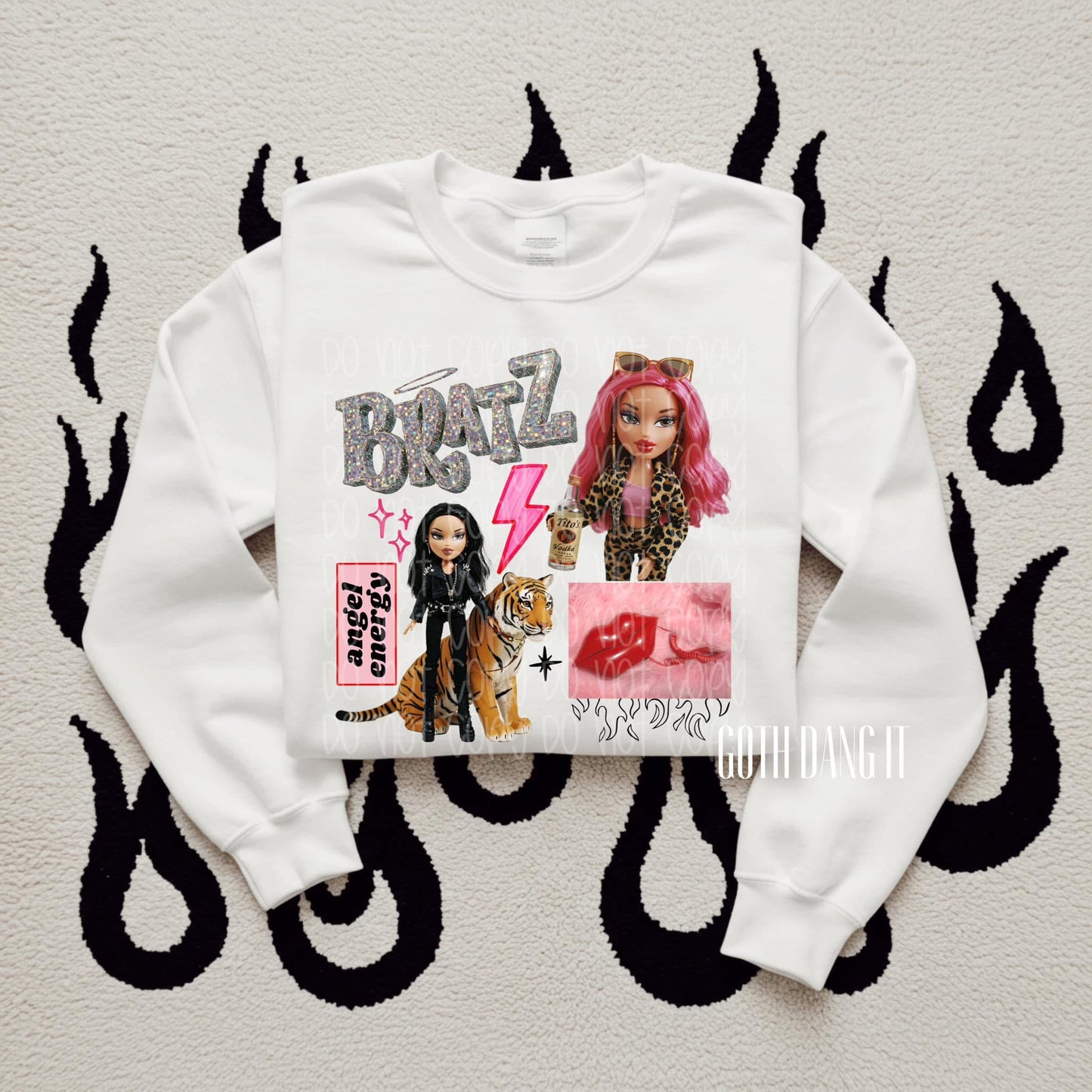 Angel Energy Collage Sweatshirt