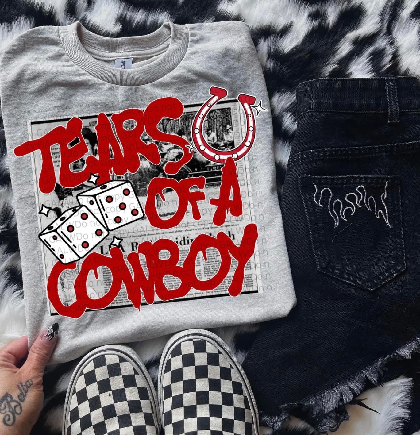 Tears Of A Cowboy Tee