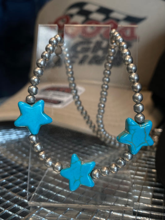 Trio Star Girl Necklace