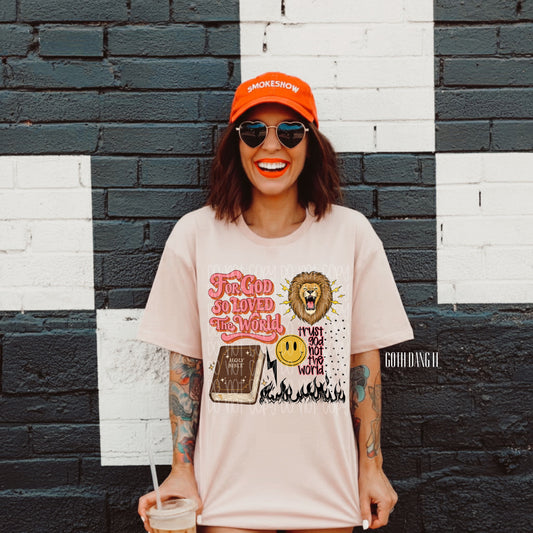For God So Loved Collage Tee