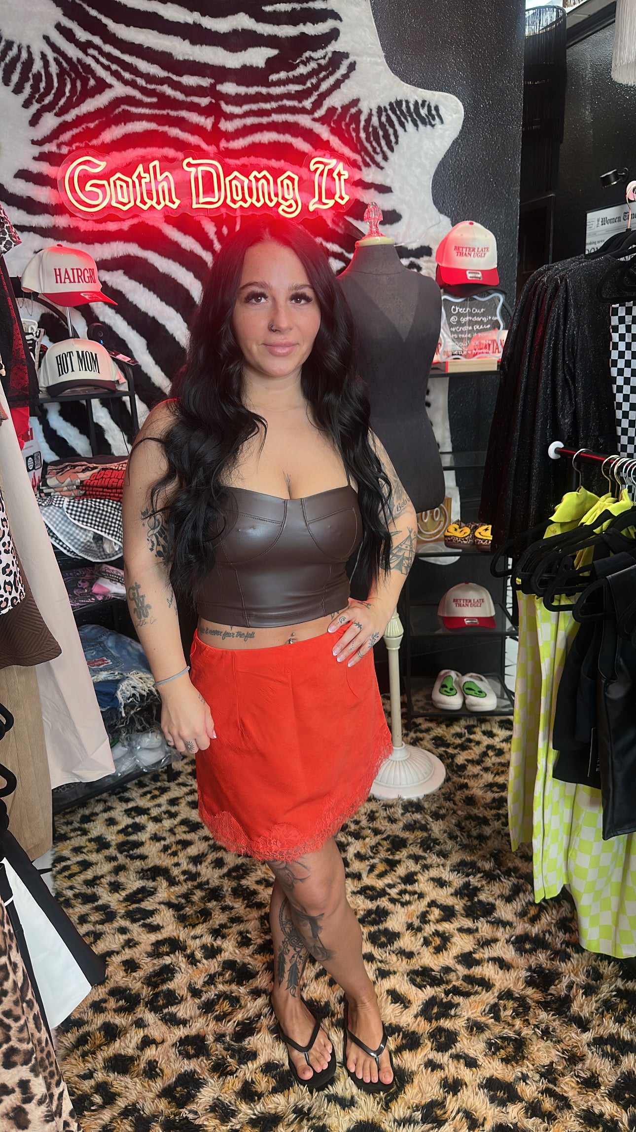 Shot of Sin Slip Skirt