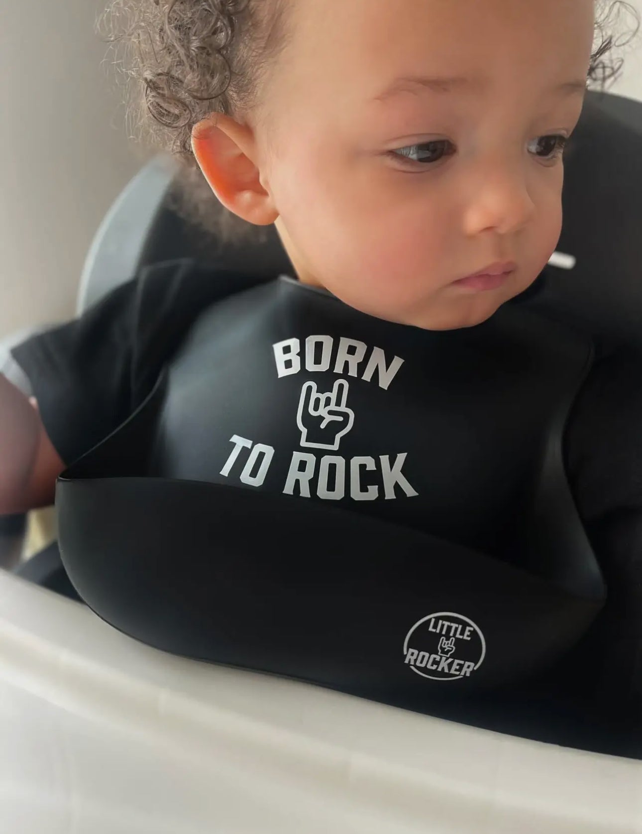 Born To Rock Bib