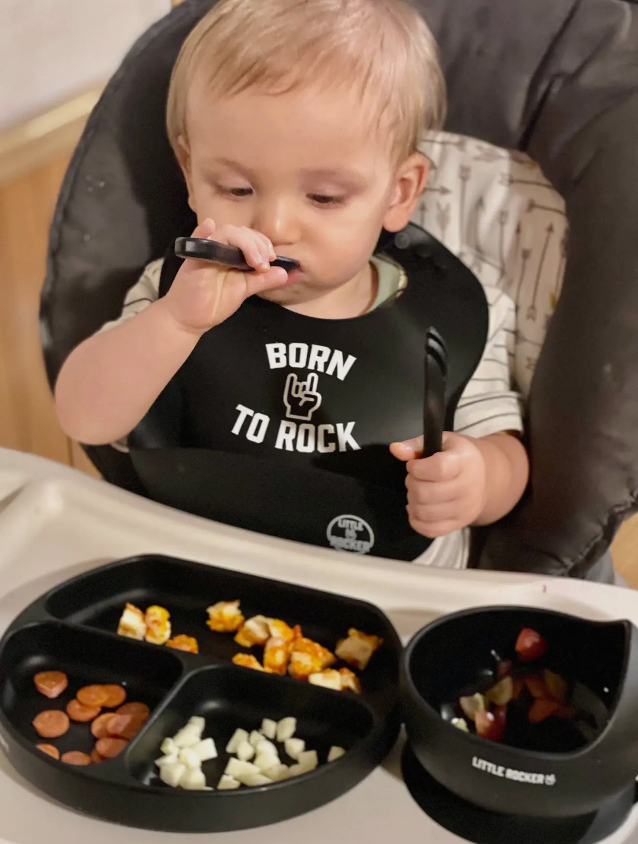 Born To Rock Bib