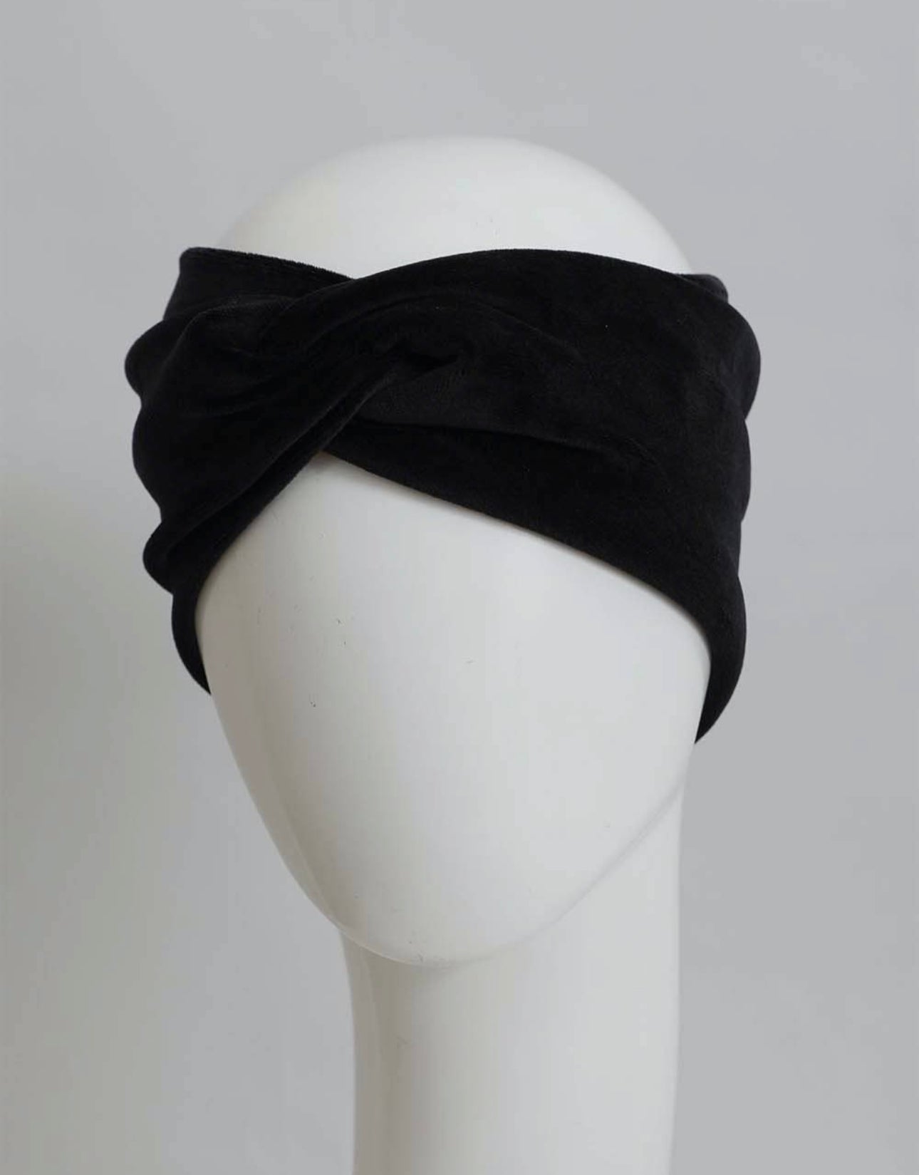 Black Velvet Headwrap